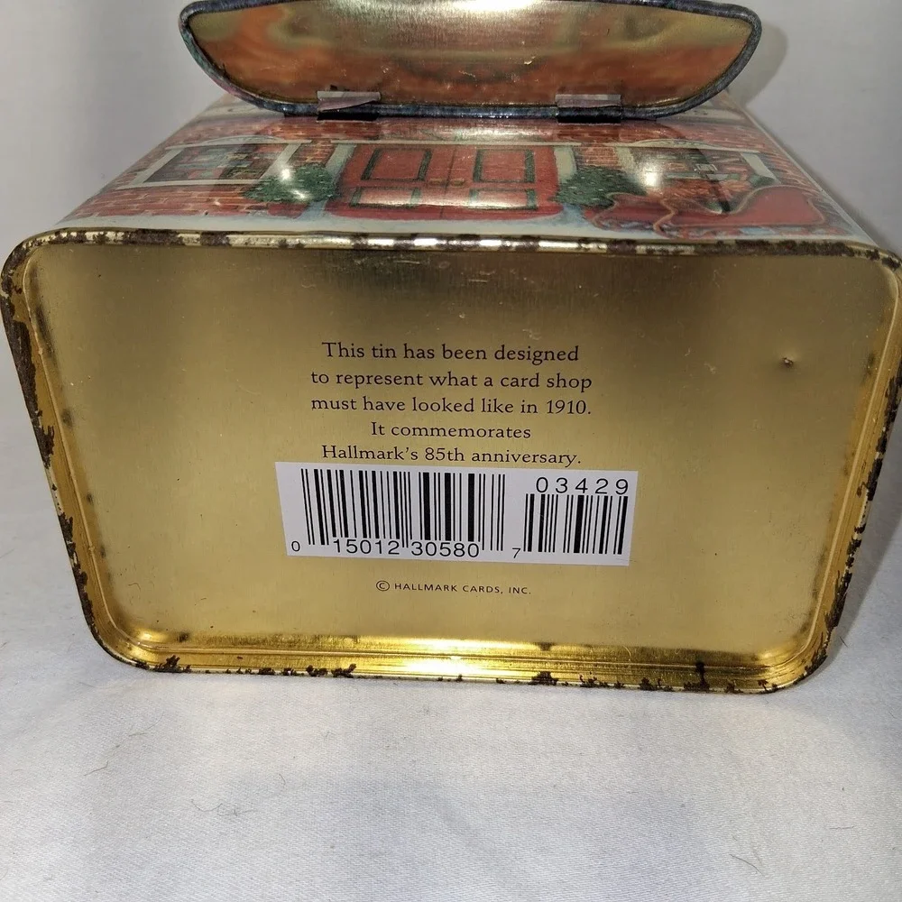 Hallmark ‎ Holiday Gift Tin with Blank Notes - Picture 6 of 11